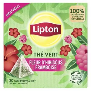 Thé Vert Hibiscus & Framboise Lipton
