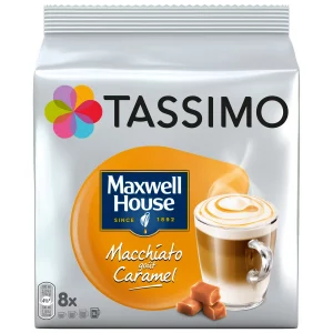 Monodosis De Café Latte Macchiato Caramel Maxwell House Tassimo