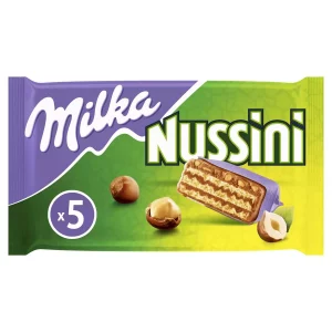 Barres Chocolatées Gaufrettes Lait & Noisettes Nussini Milka