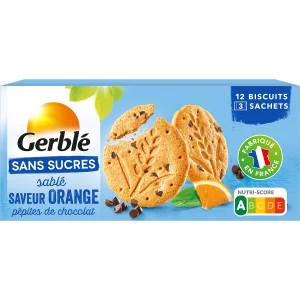 Sugar-Free Orange Chocolate Chip Cookie Gerblé