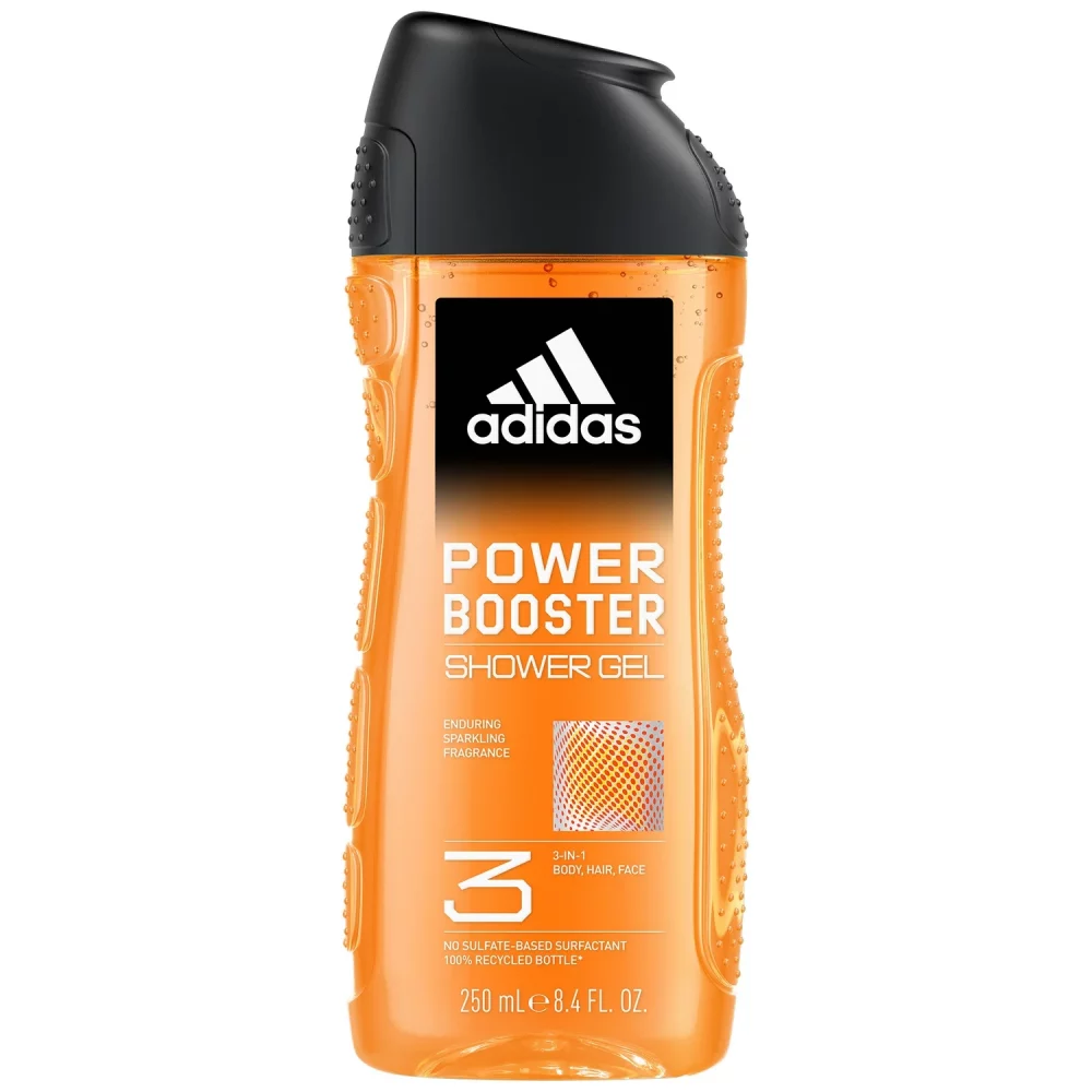 Power Booster 3 in 1 Shower Gel Per Uomo Adidas