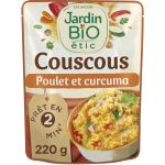 Bio-Hähnchen-Kurkuma-Couscous-Gericht Jardin Bio  220 g Beutel  Weil Ihre Zeit kostbar ist – und gutes Essen auch – bietet Jardin BiO étic originelle
